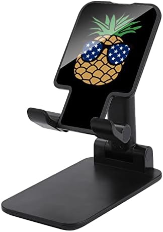 Amerikan Bayrağı Ananas Cep Telefonu Standı Katlanabilir Ayarlanabilir Cep Telefonu Tutucu Masaüstü Dock iPhone Anahtarı Tablet ile
