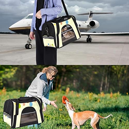 Evcil hayvan taşıyıcı, Yumuşak Taraflı Konfor Taşınabilir Katlanabilir Seyahat evcil hayvan çantası, paskalya dekorasyonu Yumurta Desen