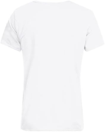 4th Temmuz erkek t-shirtü, Kısa Kollu Amerikan Beyaz Gömlek ABD Bayrağı Yıldız ve Çizgili Yuvarlak Boyun Tee Gömlek