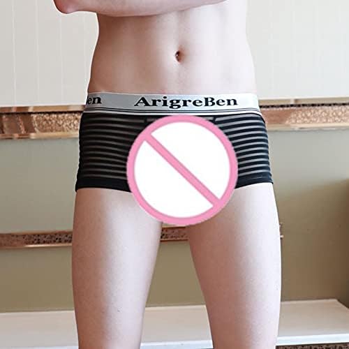 Bmısegm Erkek baksır şort Knickers erkek Moda Külot Boksörler Iç Çamaşırı Seksi Katı Şort Pantolon Şort Iç Çamaşırı