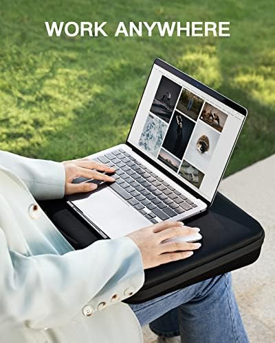 HUANUO Tur Masası 17 inç Dizüstü bilgisayara kadar Uyar, 2'si 1 arada taşınabilir dizüstü bilgisayar Masası laptop çantası Kaymaz Stoper