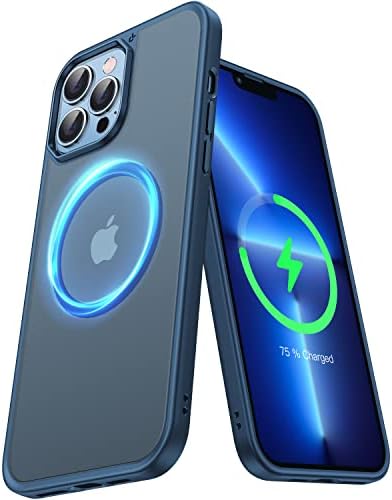 CASEKOO iPhone 13 Pro için Güçlü Manyetik Kılıf [Askeri Seviye Düşüşü Test Edildi] [Yükseltilmiş Kaymaz] MagSafe ile uyumlu Darbeye