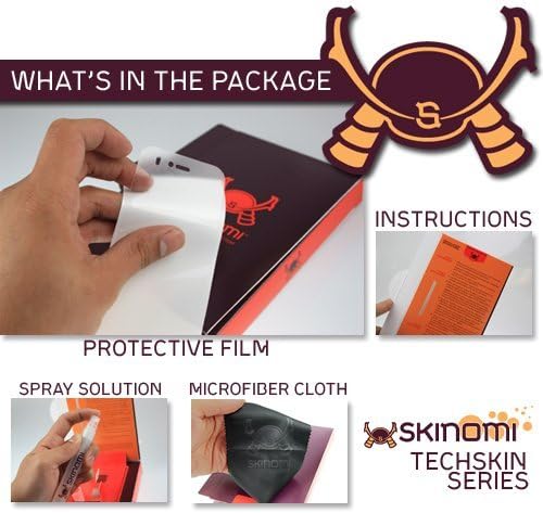 Skinomi Ekran Koruyucu ile Uyumlu Kindle Yangın (1st Gen) (2-Pack) Temizle TechSkin TPU Anti-Kabarcık HD Film