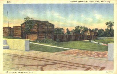 Pioneer Memorial Eyalet Parkı, Kentucky Kartpostalı