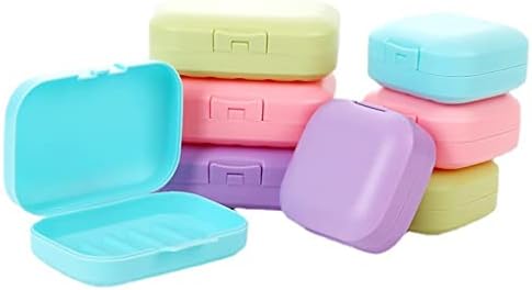 DHDM 2 Boyutları Sabun Kutusu Sabunluk Yemekleri Su Geçirmez Sızdırmaz Sabun Kutusu Kutusu Kapağı çamaşır sabunu Kutusu (Renk: Gri,