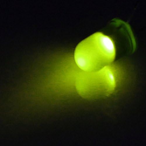 Aexıt 75 adet 5mm Diyotlar Yeşil Dağınık LED Yayan Diyot DIY Schottky Diyotlar Ampuller Lamba