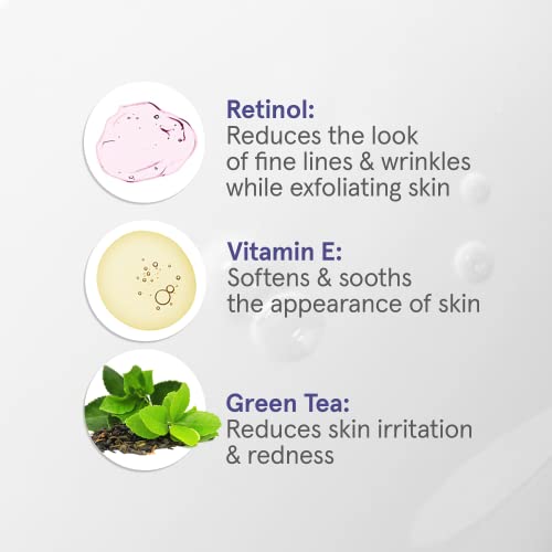Yüz için goPure Retinol Serumu-E Vitamini ve Yeşil Çay İçeren Retinol Serumu-İnce Çizgileri ve Kırışıklıkları Gözle Görülür Şekilde