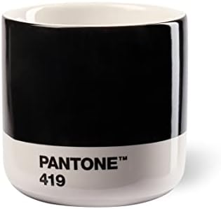 Kopenhag tasarım Pantone Machiato Kupası 100ml, Siyah, tek Beden