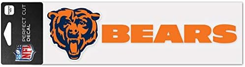 WinCraft NFL Chicago Bears WCR48891014 Mükemmel Kesim Çıkartmaları, 3 x 10