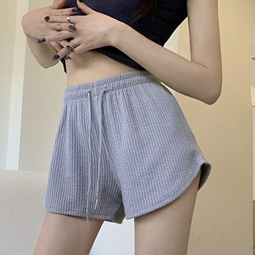 UQRZAU kadın Spor Şort Moda Yaz Cep Yüksek Bel Detay Şort Rahat Pantolon Şort Rahat 2023, S-XL