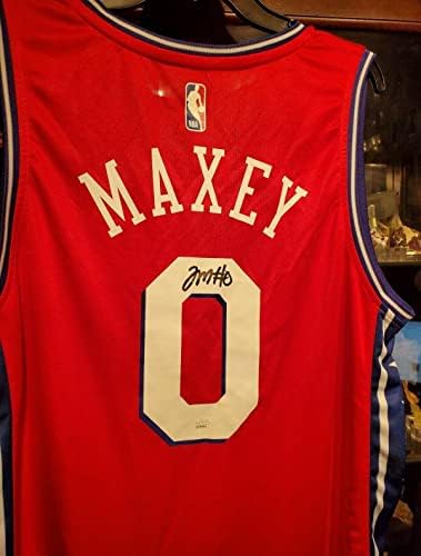 Tyrese Maxey Philadelphia 76ers İmzalı NİKE Forması JSA OTANTİK İmzalı NBA Formaları