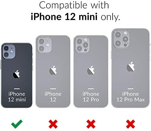 Crave iPhone 12 Mini Kılıf, iPhone 12 Mini (5.4 inç) için Çift Koruma Koruma Serisi Kılıf - Orman Yeşili
