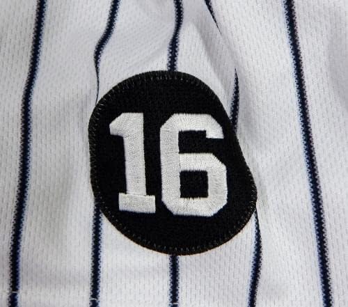 2021 New York Yankees Luis Cessa 85 Oyun Verilen Beyaz Forma 16th Yama 46 85 - Oyun Kullanılan MLB Formaları